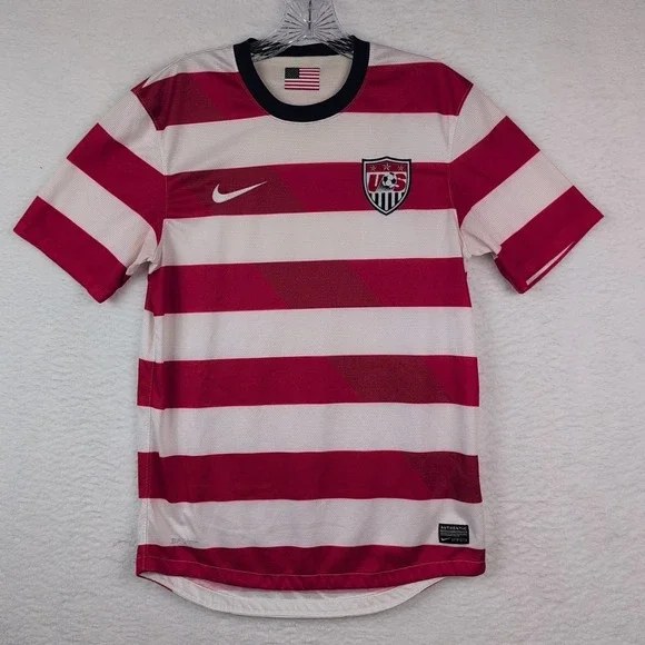 Nike USA National Team Soccer Shirt Size Small 2012 Home Jersey USMNT Waldo Rare - Picture 1 of 10